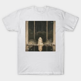 Tuvstarr is Still Sitting There Wistfully Looking into the Water by John Bauer T-Shirt